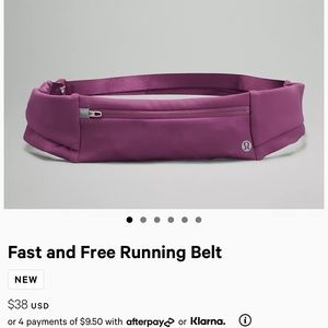 Lululemon. Fast and free run belt